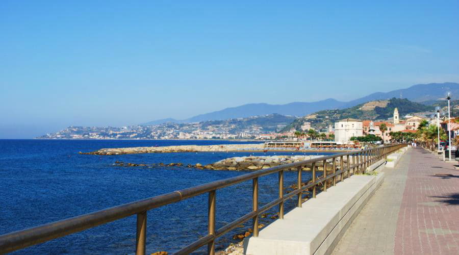 Our car rental services offer a diverse selection of vehicles at in Santo Stefano al Mare.